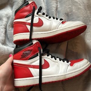 Womens size 9 Air Jordan 1 retro high tops.